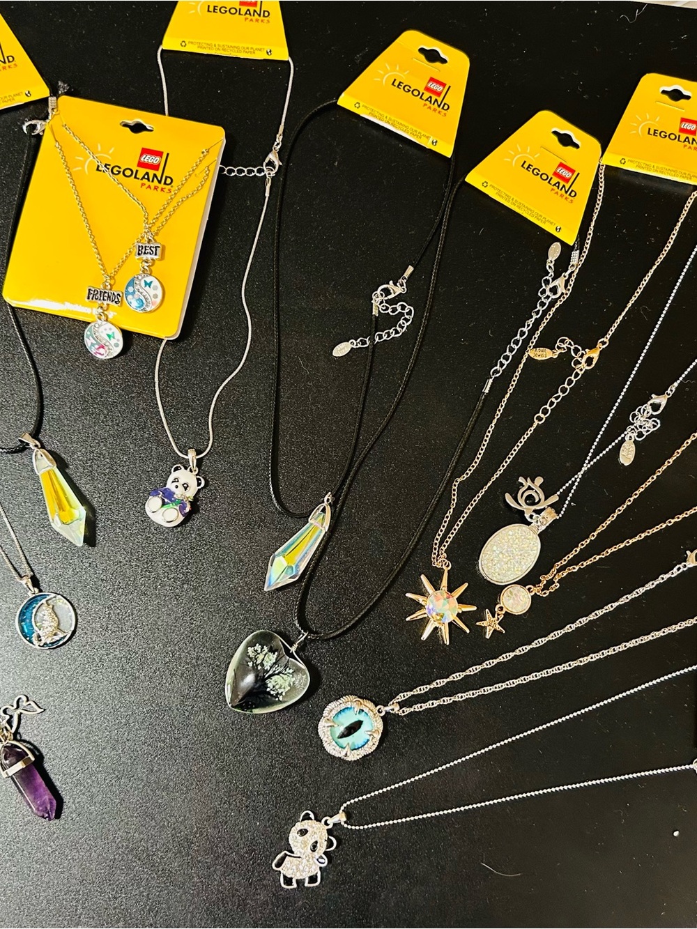 NWT Legoland Parks - Lot of 12 Necklaces (charms, multicolor)